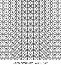 Seamless pattern of circles. Geometric background. Vector illustration. Good quality. Good design.