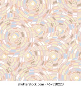 seamless pattern of circles kaleidoscope