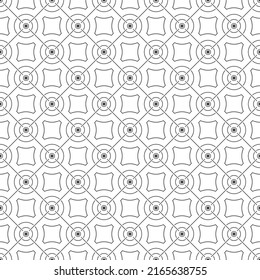 seamless pattern of circles and lines forms arbitrary shapes. Vector illustration for textiles, textures, creative design and simple backgrounds