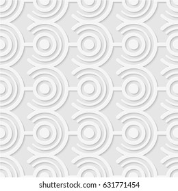 Seamless pattern of circles and lines. Geometric wallpaper. Soft background. Vector illustration. Good quality. Good design.