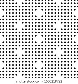 Seamless pattern. Circles ornament. Figures background. Simple shapes wallpaper. Dots motif. Geometrical backdrop. Digital paper, web designing, textile print, abstract illustration. Vector artwork.