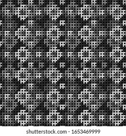  Patrón sin problemas. Círculos adornos. Fondo de las cifras. Papel digital, diseño web, impresión textil. Fondo geométrico. Papel tapiz de formas simples. Motivo de puntos. Vector