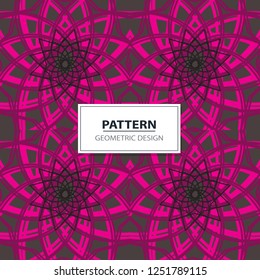 seamless pattern circles , ornament geometry 