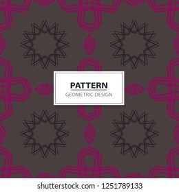seamless pattern circles , ornament geometry 