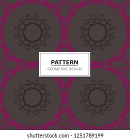 seamless pattern circles , ornament geometry 