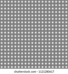 Seamless pattern circles polka dots, Gray colour vector background
