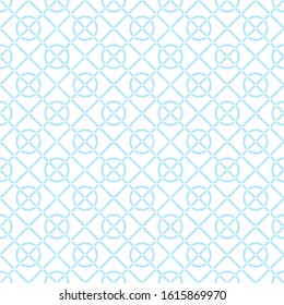 Seamless pattern of circles and rhombuses. Geometric background. Vector illustration. Good quality. Good design.