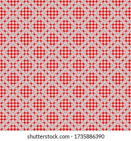 Nahtlose Muster von Kreisen und Hombusen. Geometrischer Hintergrund. geometrisch gestreifte Tapete. Vector-Abbildung. Gute Qualität. Gutes Design.