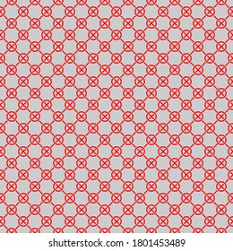 Seamless pattern of circles and rhombuses. Geometric background. Vector illustration. Good quality. Good design.