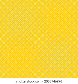 Seamless pattern of circles and rhombuses. Geometric orange background.