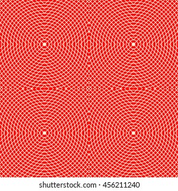 Seamless pattern with circles, rhombuses and lines ornament. Abstract background. Grill wallpaper. Vector illustration