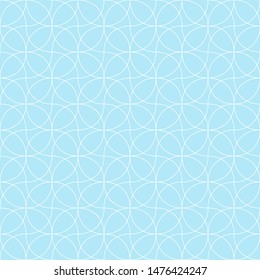 Seamless pattern of circles and rhombuses. Unusual lattice. Geometric background. Vector illustration. Good quality. Good design.