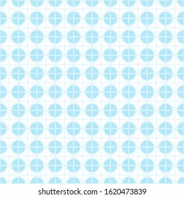 Seamless pattern of circles and squares. Geometric background. Vector illustration. Good quality. Good design.