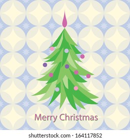 Seamless pattern with circles, stars, Christmas tree, Christmas toys. Seamless Christmas cards that will be used for wallpaper, pattern fills, web page background, surface textures.