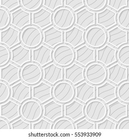 Seamless pattern of circles and triangles. Abstract background. Vector illustration. Good quality. Good design.