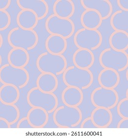 Seamless pattern with circles. Vector abstract background