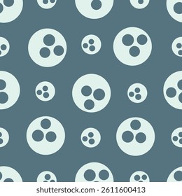 Seamless pattern with circles. Vector abstract background