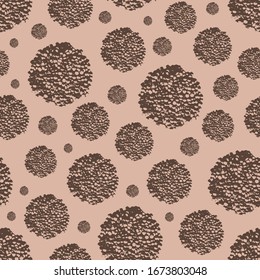 Seamless pattern with circles. Vector illustration, EPS 10