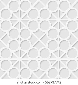 Seamless pattern of circles. Vector illustration. Good quality. Good design.