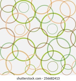 Seamless pattern with circles. Vector repeating texture. Stylish background