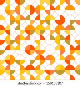 seamless pattern of circles.abstract geometric background.vector