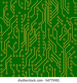 Seamless pattern of circuit board