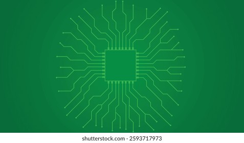 Seamless pattern with Circuit board. Electronics board. High-tech technology background texture