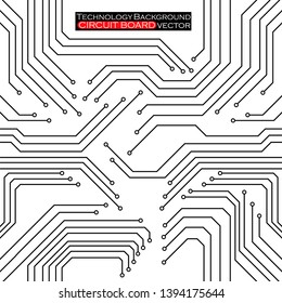 Seamless pattern of circuit board. Technology background