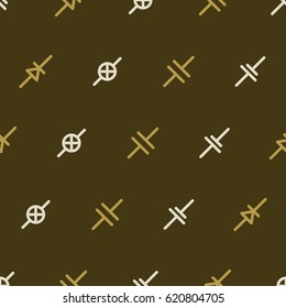 seamless pattern with circuit symbols  for your design