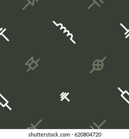 seamless pattern with circuit symbols  for your design