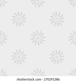 Seamless pattern of circular as flowers patterns composed of dancing mice in a circle fastened tailed gray