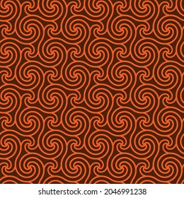 Seamless pattern with circular liner texture for wallpaper, background, clothes printing or any other purpose. Can use in cutting edge style. Easy for color editing with color grouped