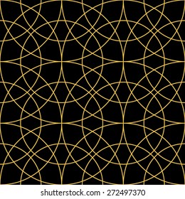 seamless pattern of circular lines in the Oriental style