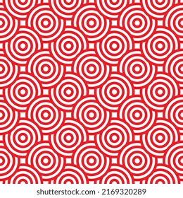 Seamless Pattern With Cirlce Pattern