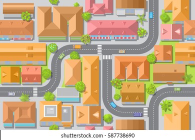 Cartoon City Map Images, Stock Photos & Vectors 