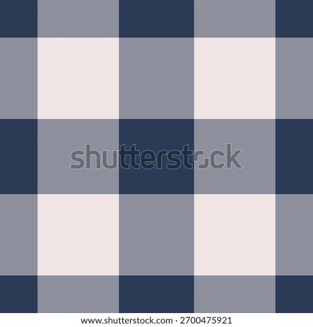 Seamless pattern. Classic buffalo check. Timeless plaid design in shades of blue. Perfect for textile prints, backgrounds, or digital paper. Versatile  stylish.
