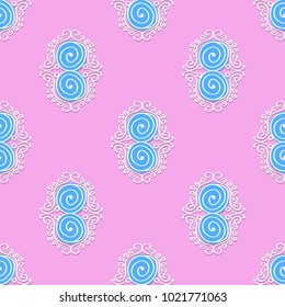 seamless pattern classic doodle