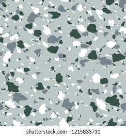 Seamless pattern classic Italian floor mosaic compose texture. Abstract modern endless vintage background. Vector illustration.