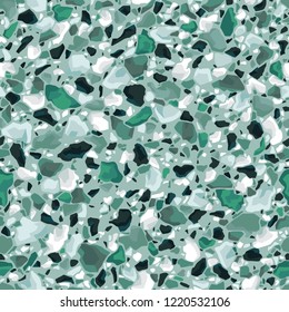 Seamless pattern with classic italian floor background. Venetian style composed texture. Vector illustration.