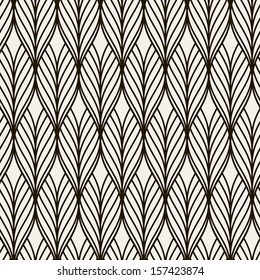 Seamless pattern. Classical antique ornament. Geometric stylish background. Vector repeating texture