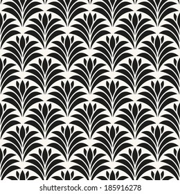 Seamless pattern. Classical antique ornament. Geometric stylish background. Vector repeating texture