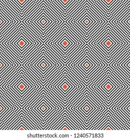 Seamless pattern. Classical stylish texture. Regularly repeating geometrical tiles with rhombuses, diamonds. Simple wallpaper. Abstract textured background. Vector element of graphical design