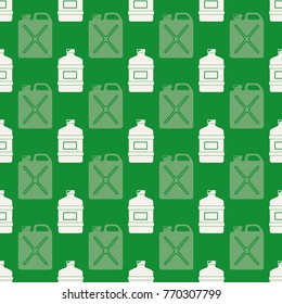 Seamless pattern with cleaning chemical products for your design