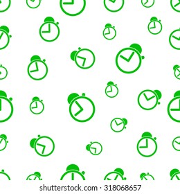 seamless pattern with clock