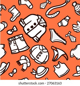 Seamless Pattern: clothes