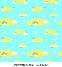 seamless pattern of clouds