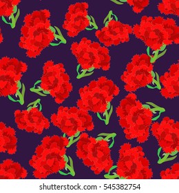 seamless pattern clove Defender of the Fatherland Day  vector illustration