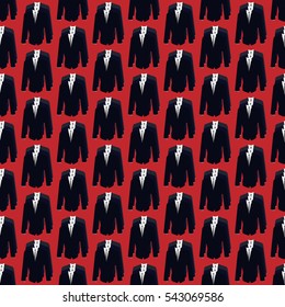 seamless pattern coats black ,clothes shop texture tuxedo,suit,jacket, for men, businessman