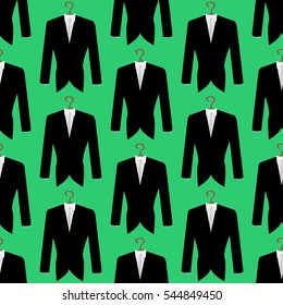 seamless pattern coats ,clothes shop texture tuxedo,suit,jacket, for men, businessman