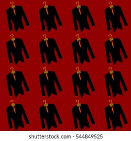 seamless pattern coats ,clothes shop texture tuxedo,suit,jacket, for men, businessman